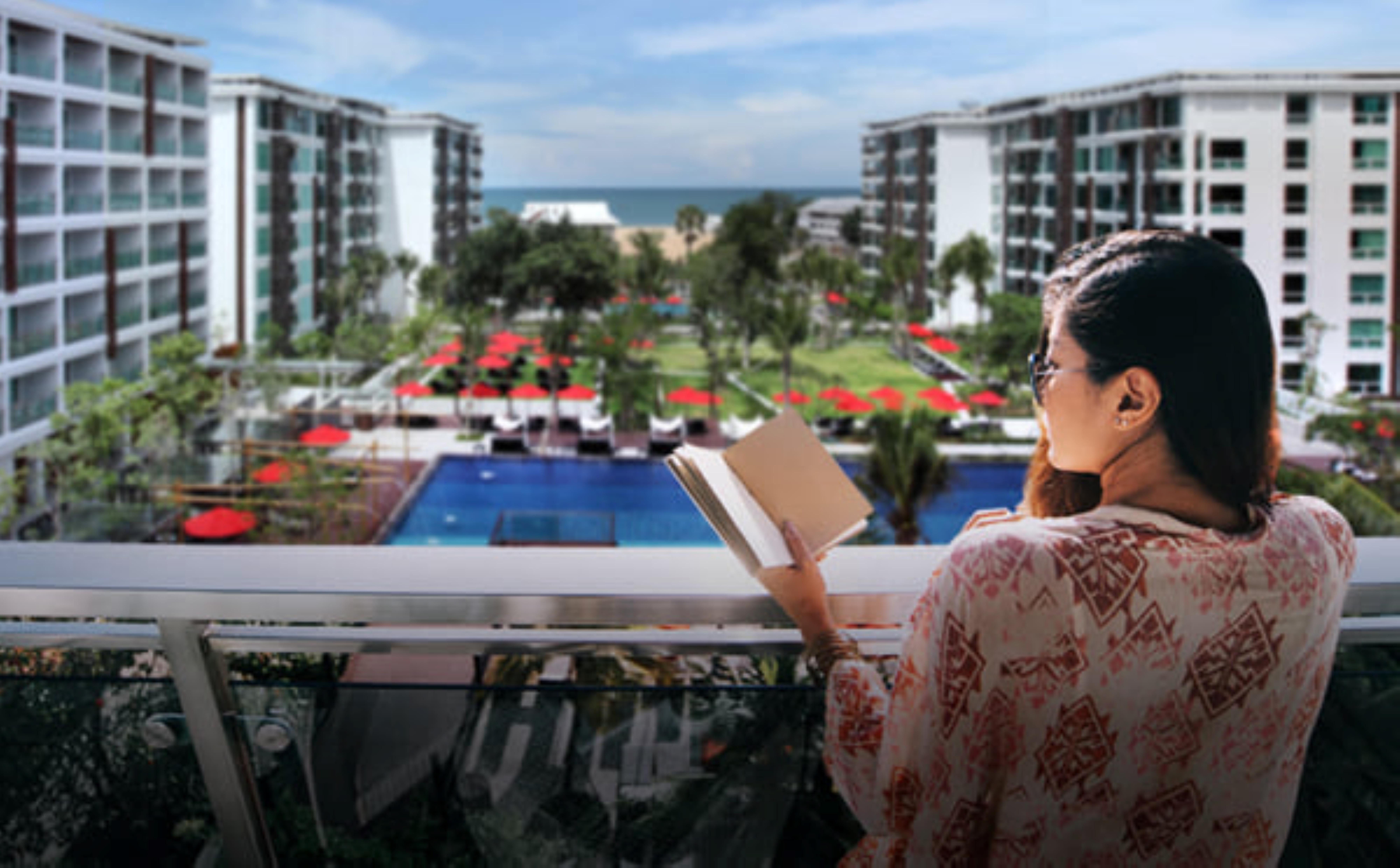 Amari Hua Hin - SHA Extra Plus Exterior foto View from the balcony